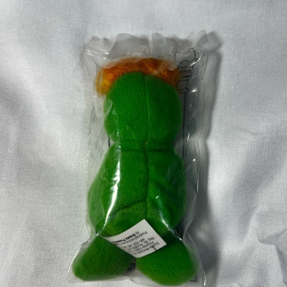 Vtg 1999 Honker Green Monster Sesame Street Kelloggs Plush Figure Mini Beans Bag - Picture 3 of 3